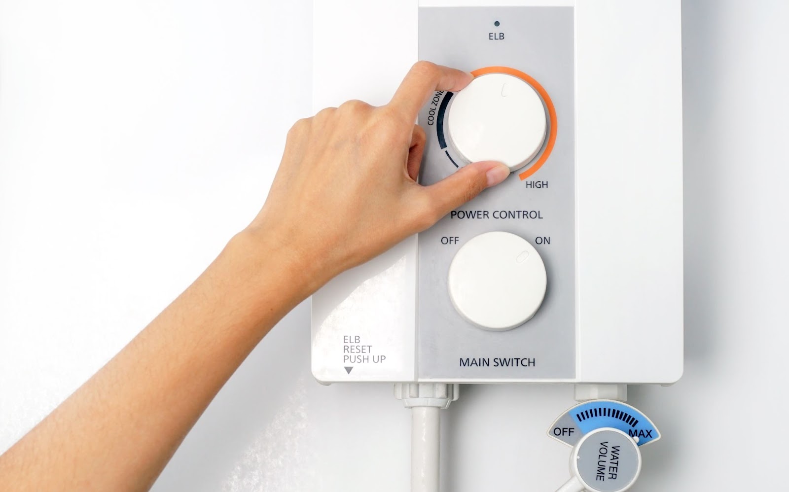 temperature dial shower