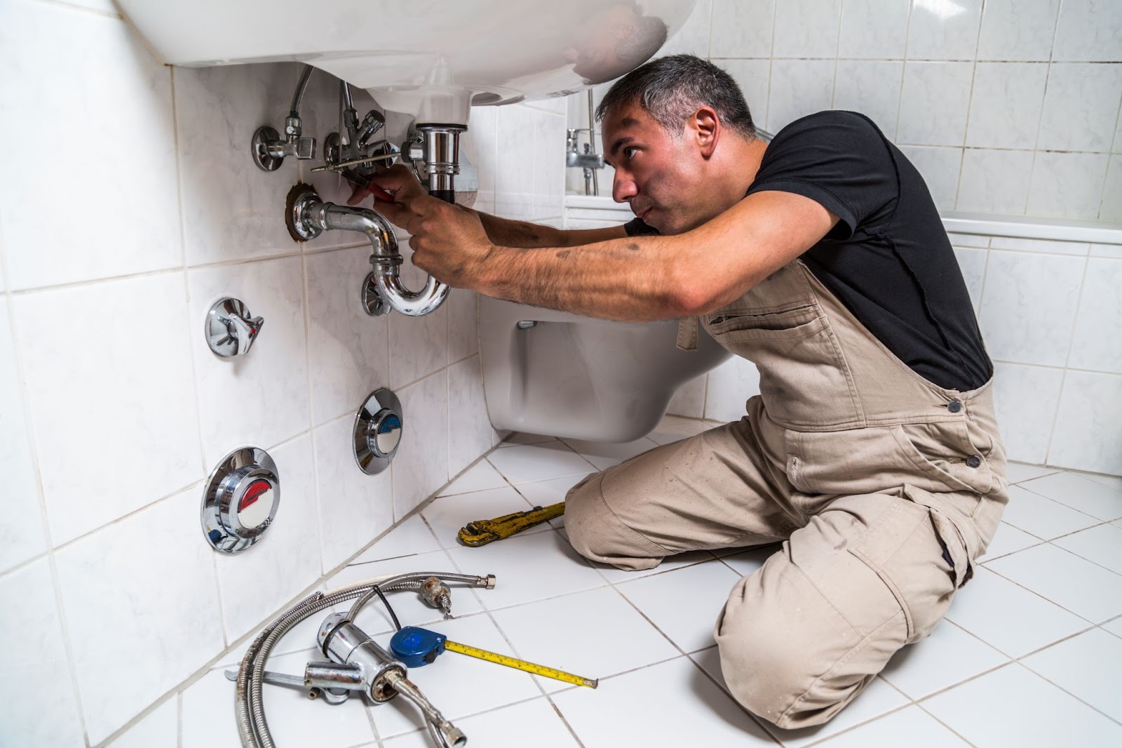 bathroom remodel plumber